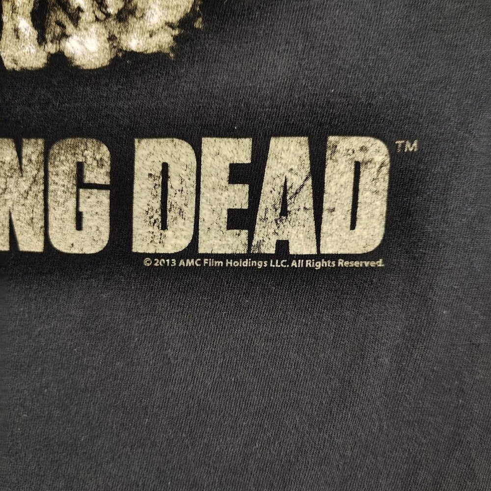 The Walking Dead Sleeveless Tank Mens sz M Black Zombie Skull - Picture 5 of 8